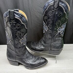 Montana Cowboy Boots Western Leather Mens Pointed Toe 11675 7400  11 D Mexico